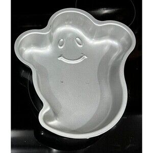 Ghost Cake Pan Mold Halloween Holiday 3D Baking Nonstick Metal Bakers Secret 12"